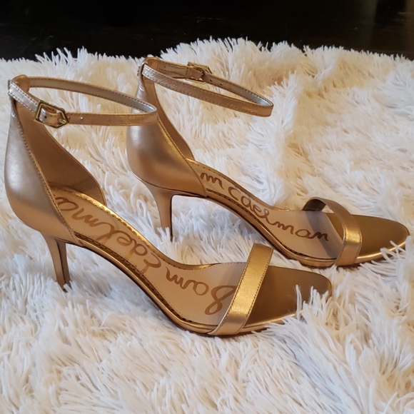Sam Edelman Leather High Heel Sandal Prom Wedding - Picture 2 of 6